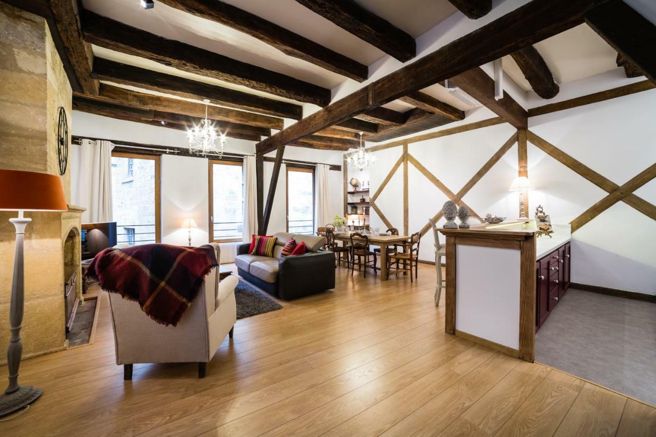 Duplex Cite Medievale Sarlat Luaran gambar